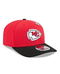 New Era Men's Red/Black Kansas City Chiefs 2026 Nfl Draft 9SEVENTY Adjustable Hat