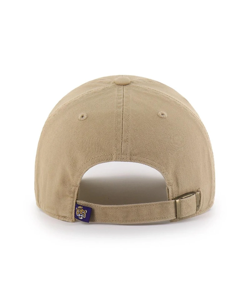 '47 Brand Men's Khaki Lsu Tigers Vault Clean Up Adjustable Hat