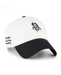 '47 Brand Men's and Women's White/Black New York Liberty Contemporary Two-Tone Clean Up Adjustable Hat