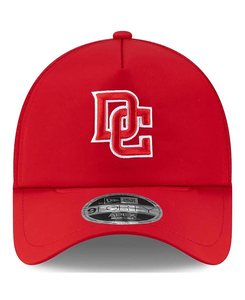 New Era Men's Washington Nationals 2026 Batting Practice Apex 9FORTY Adjustable Trucker Hat