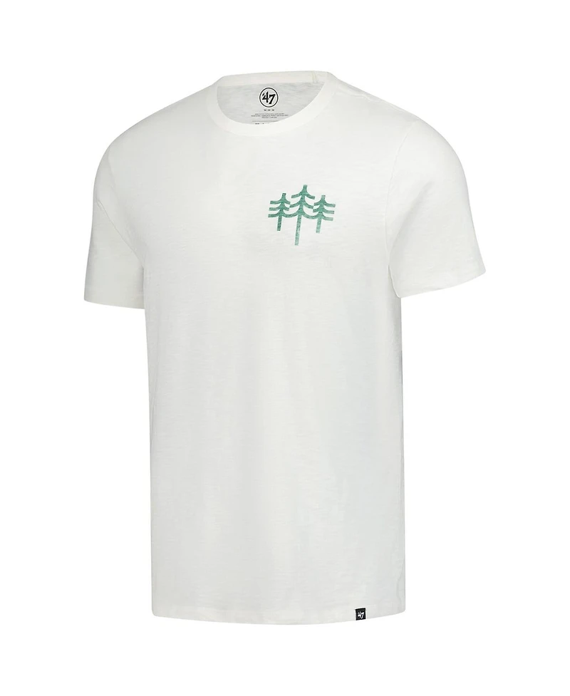 '47 Brand Men's White the Bay Golf Club Distressed Backer Scrum T-Shirt