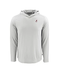 Cutter & Buck Men's Gray Alabama Crimson Tide Coastline Epic Comfort Eco Long Sleeve Hoodie T-Shirt