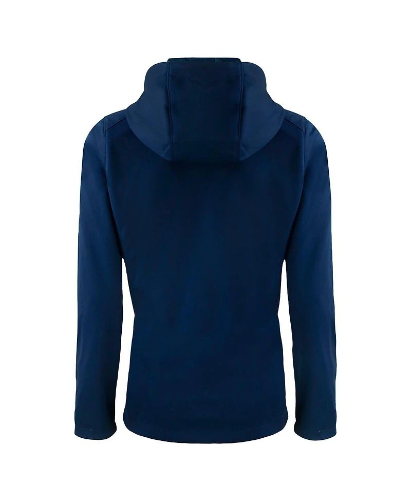Cutter & Buck Women's Navy Chicago Cubs City Connect Evoke Eco Softshell Full-Zip Hoodie Jacket