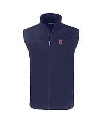 Cutter & Buck Men's Navy St. John's Red Storm Charter Eco Full-Zip Vest