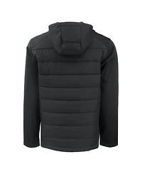 Cutter & Buck Men's Black San Francisco Giants Evoke Hybrid Eco Softshell Full-Zip Hoodie