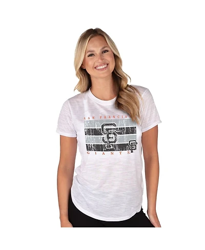 Concepts Sport Women's White San Francisco Giants Infuse Knit Top