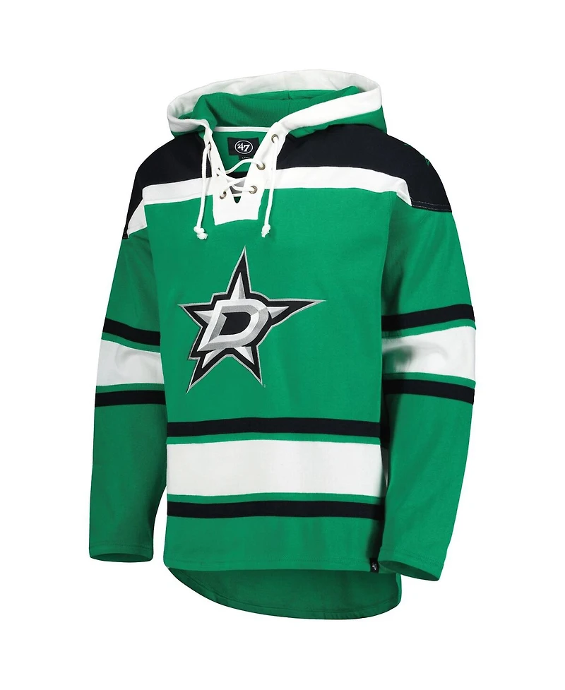 '47 Brand Men's Kelly Green Dallas Stars Superior Lacer Hoodie