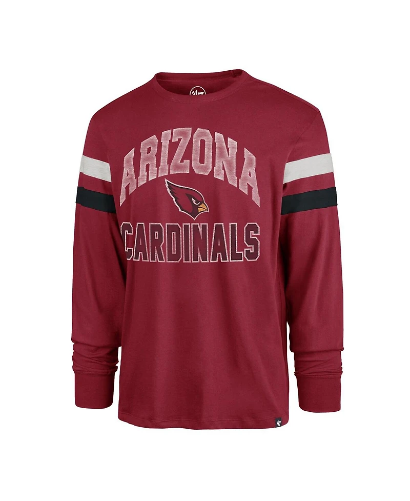 47 Brand Men's Cardinal Arizona Cardinals Irving Long Sleeve T-Shirt