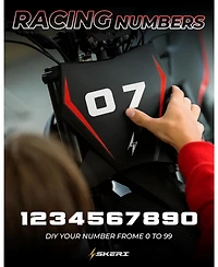 Mikolo Electric Dirt Bike for Adults & Teens, Mid-Drive Motor E-Bike, Up to 37 Mph, Dual Suspension Off-Road E Dirt Bike