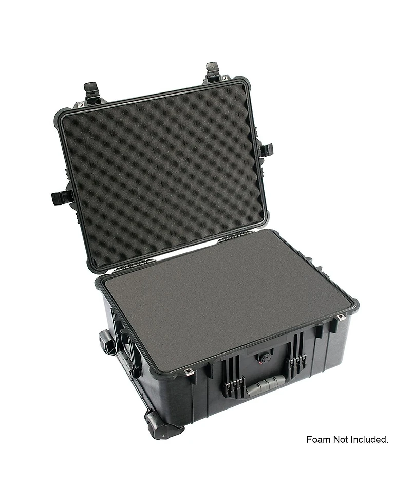 Pelican 1610 Watertight Hard Case with Dividers and Wheels - Charcoal