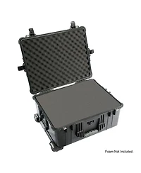 Pelican 1610 Watertight Hard Case with Dividers and Wheels - Charcoal
