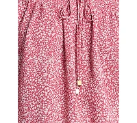 Michael Kors Women's Off-The-Shoulder Printed Top