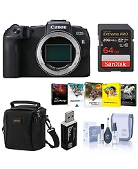 Canon Eos Rp Mirrorless Full Frame Camera - Bundle With 64GB Sdxc Card, Camera Case, Cleaning Kit, Card Reader, Pc Software Package