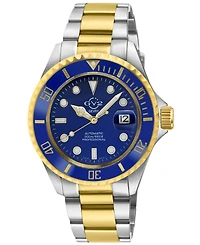 GV2 by Gevril Men's Liguria Swiss Automatic Two toned Ss Ipyg Bracelet Watch