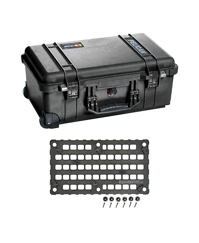 Pelican 1510TP Carry-On Case with TrekPak Divider System, with Pelican molle panel lid organize