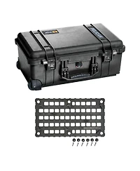 Pelican 1510TP Carry-On Case with TrekPak Divider System, with Pelican molle panel lid organize