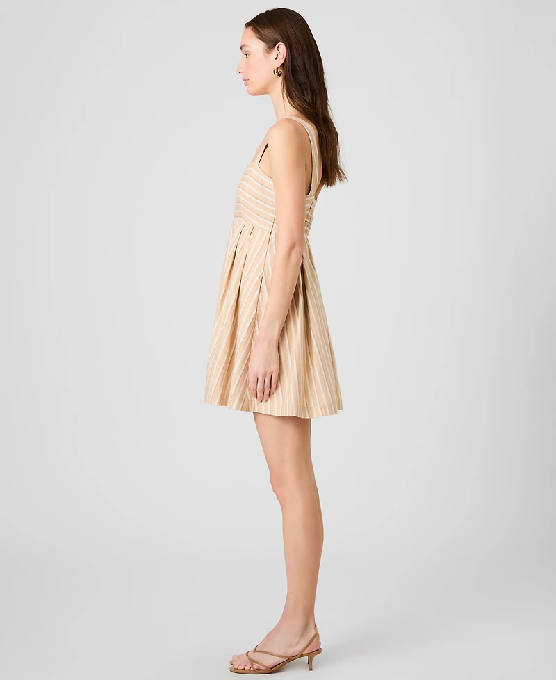 French Connection Women's Square Neck Babydoll Mini Dress