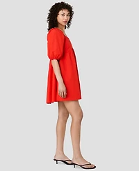 French Connection Women's Puff-Sleeve Sweetheart Neck Mini Dress