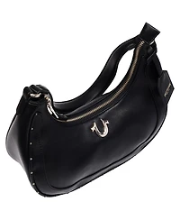 True Religion Zip Top Crescent Hobo Bag