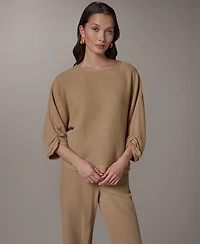 Donna Karan Weekend Women's Boat Neck Blouse