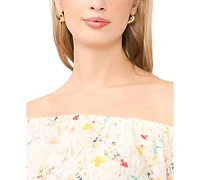 Vince Camuto Women's Off-The-Shoulder Long-Sleeve Blouse