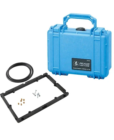 Pelican 1120 Watertight Hard Case with Foam Insert, Bundle with Panel Frame Kit