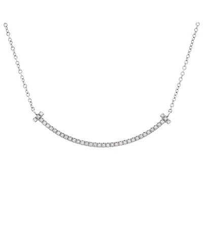 Pre-Owned Tiffany & Co. T Smile Pendant Necklace