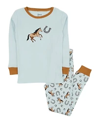 Leveret Baby Boys Two-Piece Cotton Long Sleeve Shirt and Pants Pajamas - Animal and Nature Prints