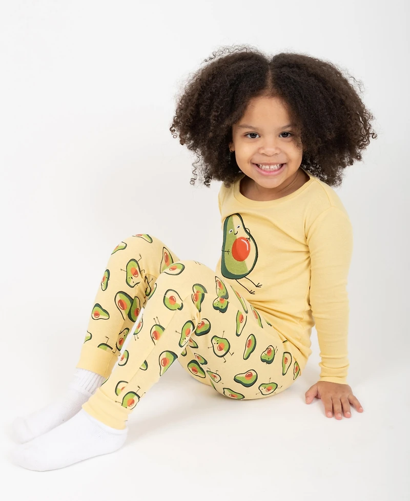 Leveret Baby Girls Two-Piece Cotton Long Sleeve Shirt and Pants Pajama Set - Sweet Playful Prints
