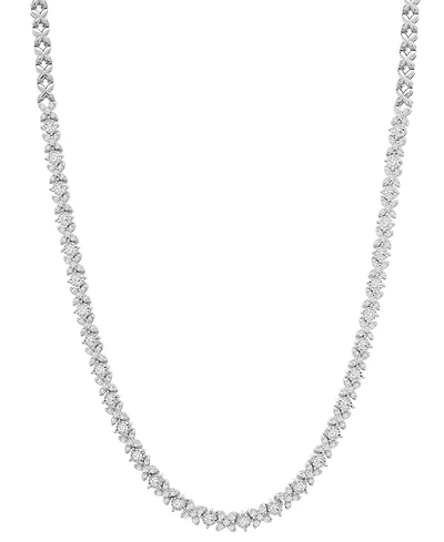 Wrapped in Love Diamond Necklace (2 ct. t.w.) in Sterling Silver