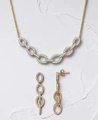 Wrapped in Love Diamond Oval Link Necklace (1 ct. t.w.) in 14k Yellow Gold