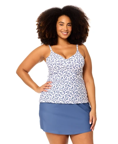 Raisins Curve Plus Underwire Aries Tankini Top