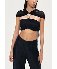 Nocturne Women's Relaxed Linen Pants