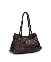 Patricia Nash Cheri Hand Stained Woven Large Satchel Handbag