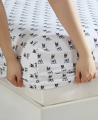 Beatrice Home Fashions Whimsical Printed Microfiber -Pc. Sheet Set