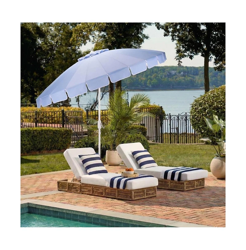 Augusta Home Panza 9 Ft Crank Umbrella