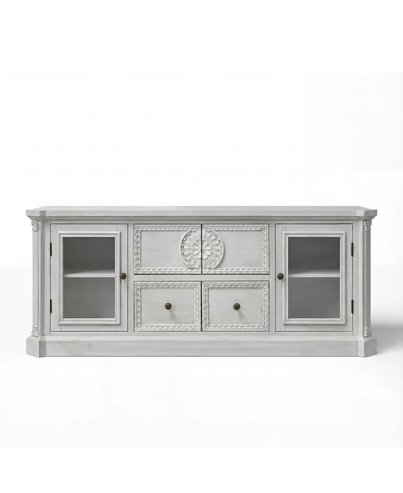 Homsee Solid Wood Sideboard , Full Assembled , Created for Macy's