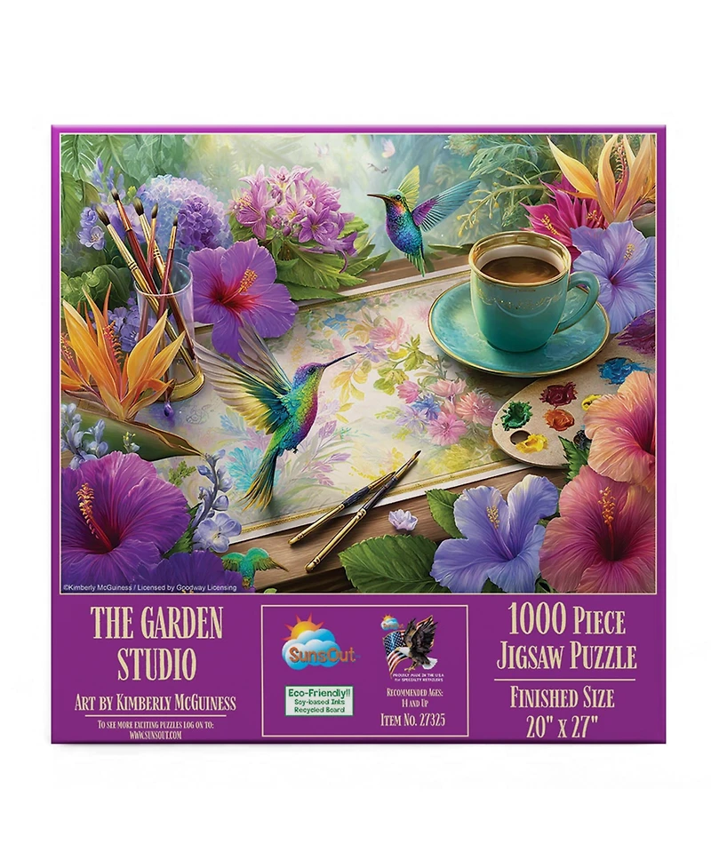 SunsOut The Garden Studio 1000 piece Jigsaw Puzzle for Adults