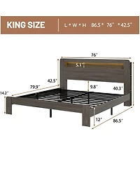 Lucky One Bed Frame King Size
