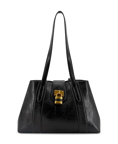 Like Dreams Fiora Signature Lock Medium Satchel Handbag