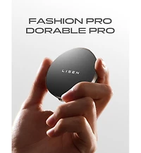 Lisen MagSafe Car Mount Charger, 15W Magnetic Wireless Phone Holder, Mini Dashboard Mount with Strong Adhesive for iPhone 17/16/15/14/13
