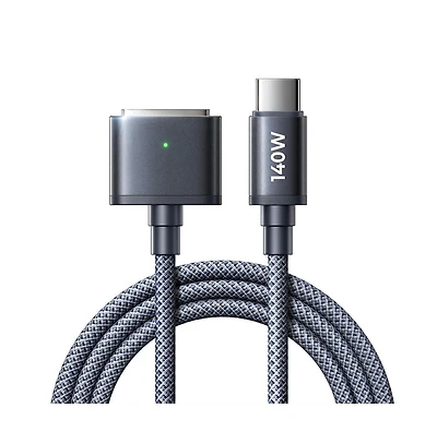 Lisen Usb-c to Magnetic 3 Cable 6.6 ft, 140W Fast Charging Cord for MacBook Charger, Compatible with MacBook Pro and Air