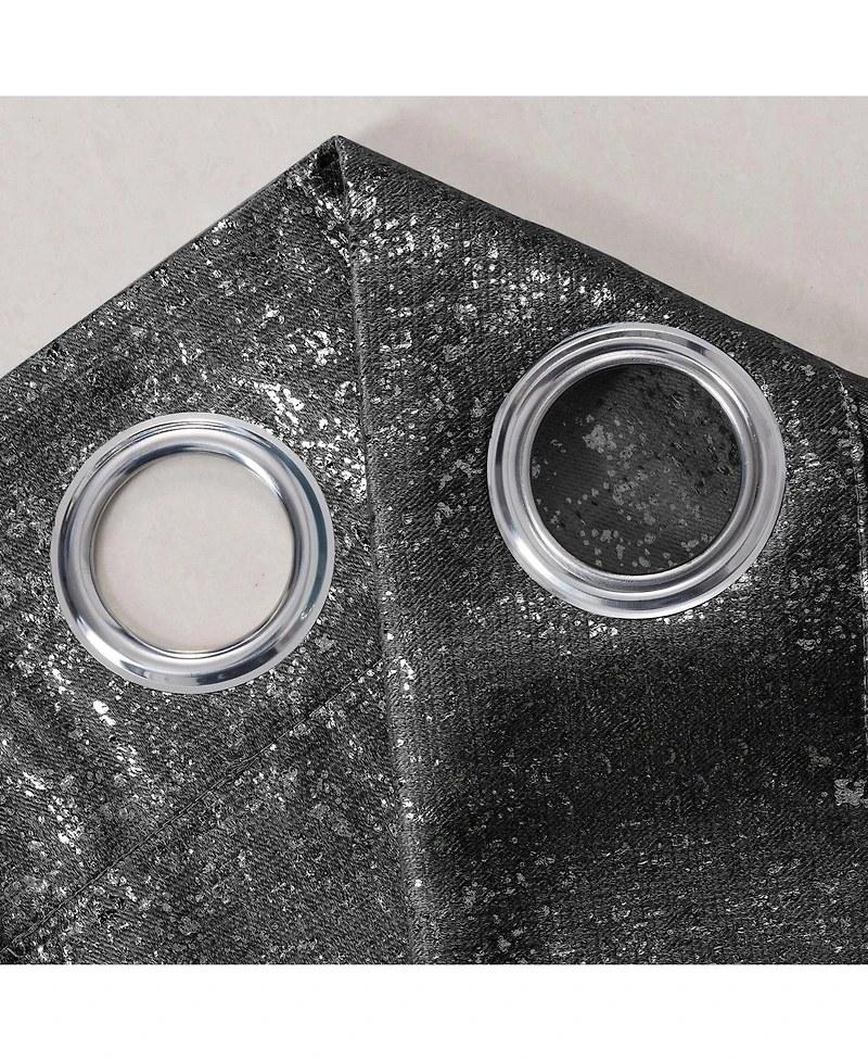 Dainty Home Artistic Blackout Window Panel Pair, 76" x 84"