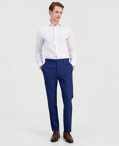 Calvin Klein Men's Slim-Fit Wool-Blend Stretch Suit Pants - Close Out!