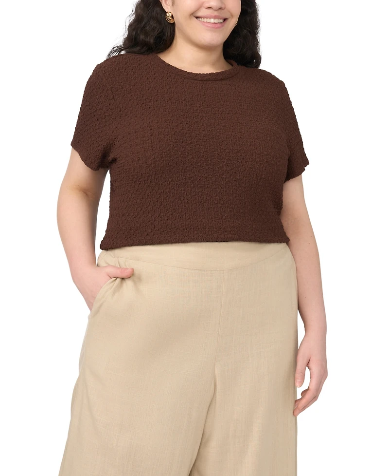 Vince Camuto Plus Crewneck T-Shirt