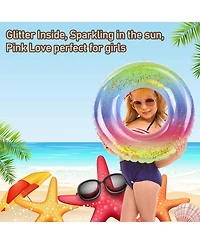 Gnuadz 3 Pack 20" Pool Floats Inflatable Swim Rings Children's and adult toys