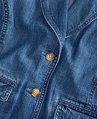 On 34th Women's Cropped Denim Vest, Macy's Exclusive