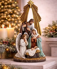 Napco 12" Guardian Angel with Holy Family