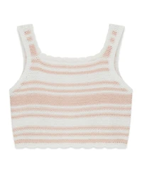 Guess Girls' 7-16 Crochet Sleeveless Top