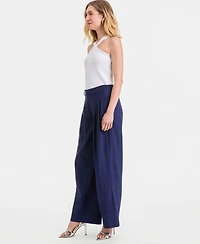 I.n.c. International Concepts Women's Sequin Pinstripe Wide-Leg Pants, Macy's Exclusive